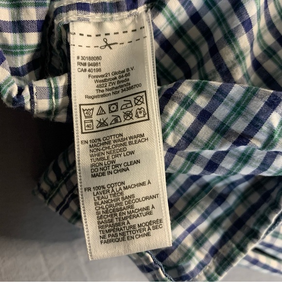 21 Men An American Brand Men's Small Long Sleeve Pearl Snap Western Style Shirt - Picture 9 of 10